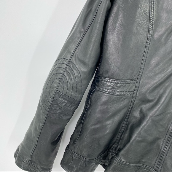 Danier Black Leather Removable Double-Lined Jacket - Size S - Picture 7 of 11